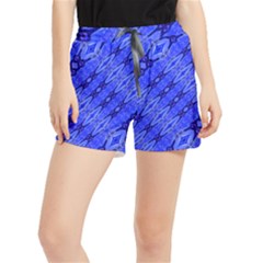 Abstract Tech Modern Pattern Women s Runner Shorts by dflcprintsclothing