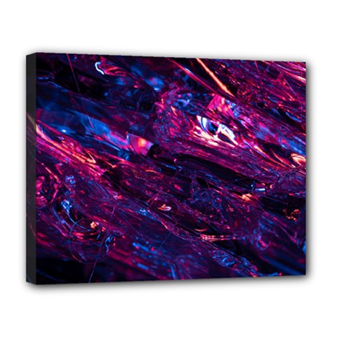 Space Futuristic Shiny Abstraction Canvas 14  X 11  (stretched) by Pakemis