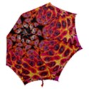 Fractal Black Texture Wallpaper Art Design Hook Handle Umbrellas (Small) View2