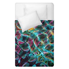 Fractal Abstract Waves Background Wallpaper Duvet Cover Double Side (single Size) by Pakemis