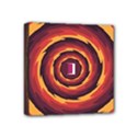 Illustration Door Abstract Concentric Pattern Mini Canvas 4  x 4  (Stretched) View1