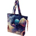 Quantum Physics Dreaming Lucid Drawstring Tote Bag View1