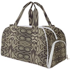 Vintage Ornament Pattern Burner Gym Duffel Bag by dflcprintsclothing