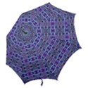 Vertical Striped Ornate Seamless Pattern Hook Handle Umbrellas (Medium) View2