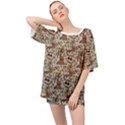pattern  Oversized Chiffon Top View1