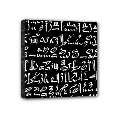 Sanscrit Pattern Design Mini Canvas 4  X 4  (stretched) by dflcprintsclothing
