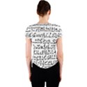 Sanscrit Pattern Design Crew Neck Crop Top View2