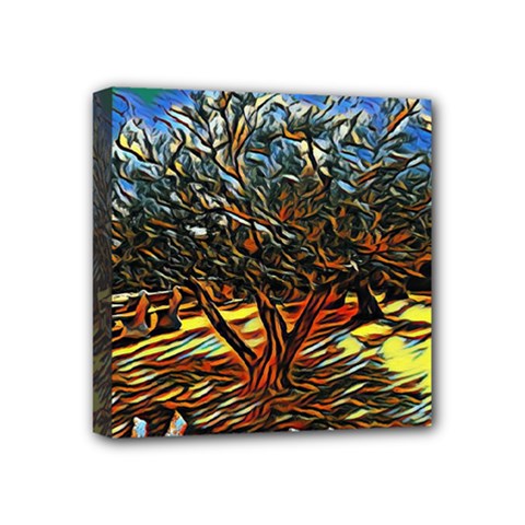 Colorful Verona Olive Tree Mini Canvas 4  X 4  (stretched) by ConteMonfrey