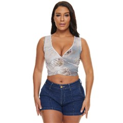 There`s Not Such A Thing As Too Much Garlic! Women s Sleeveless Wrap Top by ConteMonfrey