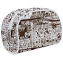 Antique Oriental Town Map  Make Up Case (Medium) View1