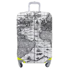 Antique Mapa Mundi Revisited Luggage Cover (medium) by ConteMonfrey
