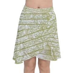 Vintage America`s Map Chiffon Wrap Front Skirt by ConteMonfrey