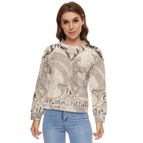 Mapa Mundi - 1774 Women s Long Sleeve Raglan Tee by ConteMonfrey