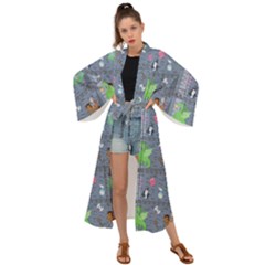 Micro Dnd Maxi Kimono by NerdySparkleGoth