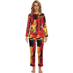 Red Light Ii Womens  Long Sleeve Lightweight Pajamas Set by MRNStudios