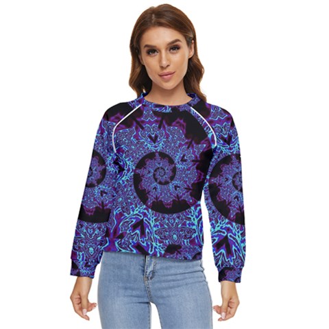 Shay Women s Long Sleeve Raglan Tee by MRNStudios