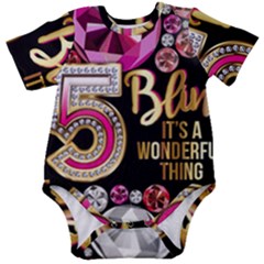 Pop Socket - Gemz Baby Short Sleeve Bodysuit by KzFashionShop