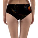 Data Technology Coding Pattern Reversible Mid-Waist Bikini Bottoms View2