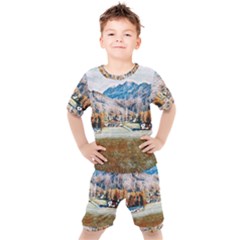 Trentino Alto Adige, Italy  Kids  Tee And Shorts Set by ConteMonfrey