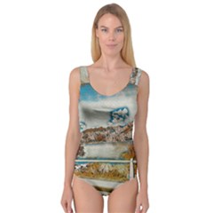 Side Way To Lake Garda, Italy  Princess Tank Leotard  by ConteMonfrey