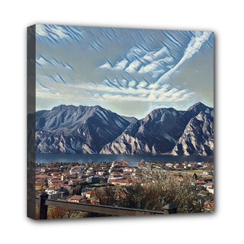 Lake In Italy Mini Canvas 8  X 8  (stretched) by ConteMonfrey