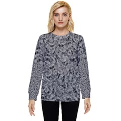 Weird Monster Reptile Drawing Motif Pattern Hidden Pocket Sweatshirt by dflcprintsclothing