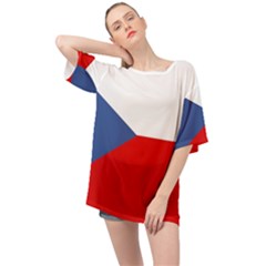 Czech Republic Oversized Chiffon Top by tony4urban