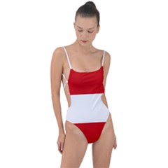 Austria Tie Strap One Piece Swimsuit by tony4urban