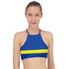 Curacao Racer Front Bikini Top by tony4urban