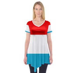Luxembourg Short Sleeve Tunic  by tony4urban