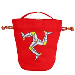Isle Of Man Drawstring Bucket Bag by tony4urban