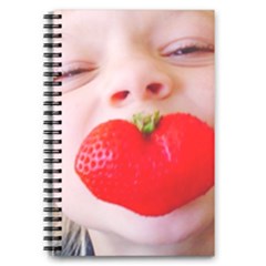 Strawberry Love 5 5  X 8 5  Notebook by StarvingArtisan