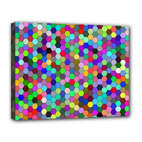 Background Color Canvas 14  X 11  (stretched) by artworkshop