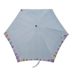 Valentine Day Heart Pattern Capsule Mini Folding Umbrellas by artworkshop