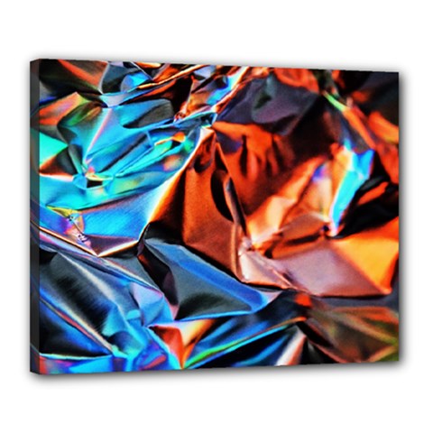 Another Rgb Lighting Test On Aluminium Surface Canvas 20  X 16  (stretched) by artworkshop