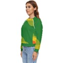 Background Pattern Texture Design Women s Long Sleeve Raglan Tee View2