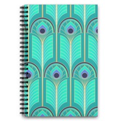 Gradient Art Deco Pattern Design 5 5  X 8 5  Notebook by artworkshop
