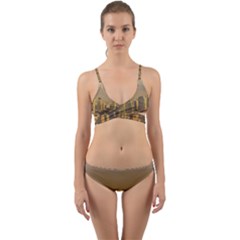 Buenos Aires City Aerial View002 Wrap Around Bikini Set by dflcprintsclothing