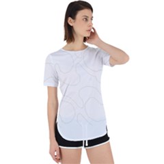 Abstract Pattern Gray Pastel Swirl T- Shirt Abstract Pattern Gray Pastel Swirl T- Shirt Perpetual Short Sleeve T-shirt by maxcute