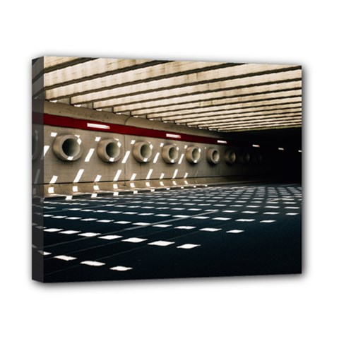 Dark Tunnels Within A Tunnel Canvas 10  X 8  (stretched) by artworkshop
