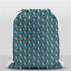 Evita Pop Art Style Graphic Motif Pattern Drawstring Bag (small) by dflcprintsclothing