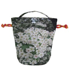 Exterior Building Pattern Drawstring Bucket Bag by artworkshop