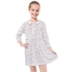 Pattern Abstrakwallpaper Kids  Quarter Sleeve Shirt Dress by artworkshop