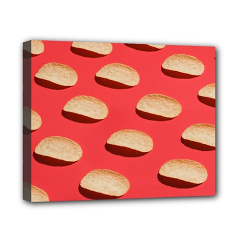 Stackable Chips In Lines Canvas 10  X 8  (stretched) by artworkshop