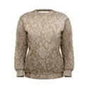 Vintage Wallpaper With Flowers Women s Sweatshirt View1
