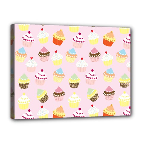 Cupcakes! Canvas 16  X 12  (stretched) by fructosebat