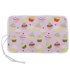 Cupcakes! Pen Storage Case (l) by fructosebat