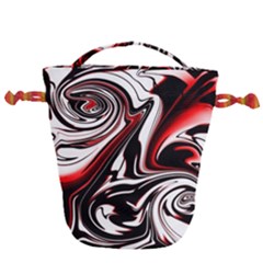 Modern Art Design Fantasy Surreal Drawstring Bucket Bag by Ravend