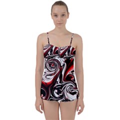 Modern Art Design Fantasy Surreal Babydoll Tankini Set by Ravend