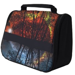 Space Nature Fantasy Trees Full Print Travel Pouch (big) by Ravend